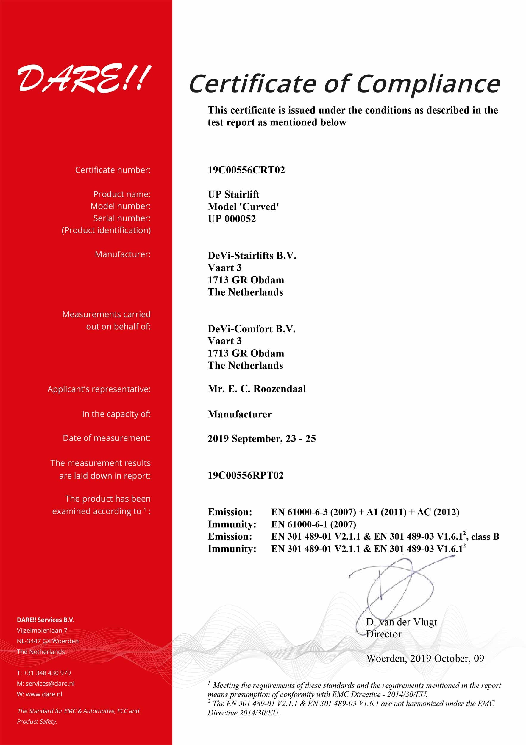 Certificate of Compliance